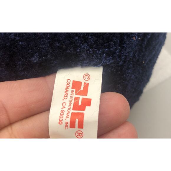 2 Vintage PBC International Plushy Santa Claus & Snowman Decoration Stuffed READ - Picture 15 of 16